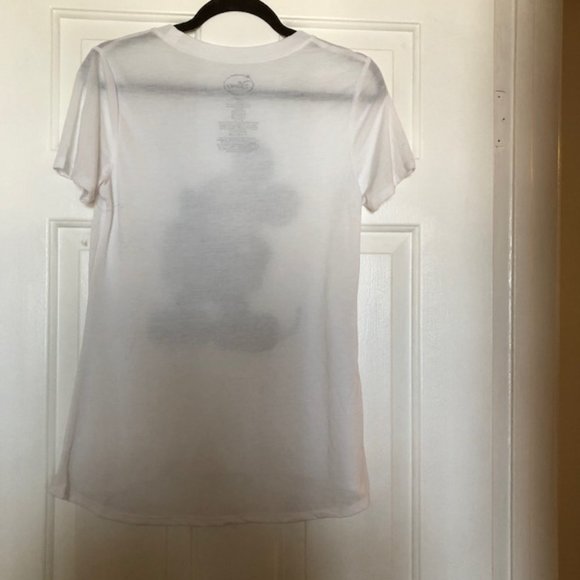 DIsney Rhinestone Mickey Hi-Lo Top- Silver, Blue, Black - Sz M - NWOT - Picture 3 of 5